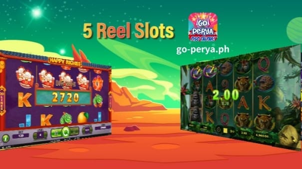 Sa Go Perya makikita mo ang lahat ng kailangan mong malaman tungkol sa 5 reel slot - kung paano maglaro, paano manalo at kung saan mahahanap ang pinakamahusay na mga laro. Maaari mo ring i-play ang mga ito nang libre.