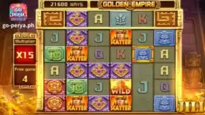 Ang Golden Empire slot ay may ilang kamangha-manghang mga numero: 32,400 paylines, 4 malalaking wild na simbolo, 8 free spins. Kapag lumitaw ang mga numerong ito, maaaring asahan ng mga manlalaro na bigyang-diin nila ang mga kumbinasyon ng pag-aalis ng multi-link. Gamit ang natatanging disenyo ng "mga simbolo ng gold frame" ng laro ng slot ng Golden Empire, ang mga laro ng Go Perya ay maaaring gawing ganap na nakakahumaling ang kaguluhan!